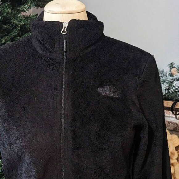 TNF The North Face black Osito Fuzzy Jacket Small Women's - Picture 5 of 8